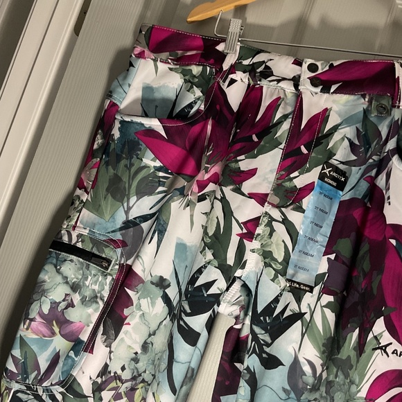 Arctix Womens Sarah Scattered Floral Pants Size 2X - Picture 7 of 16